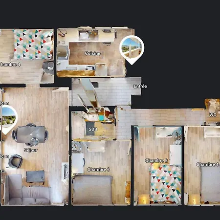 Апартаменты 85 M2 Lumineux 4